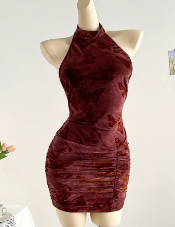 Rochie mini Shein, vișiniu