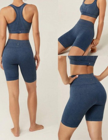 Colanți Sport GLOWMODE by Shein, albastru