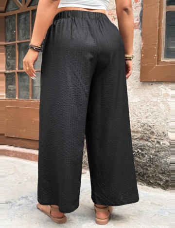 Pantaloni Shein Curve+, negru