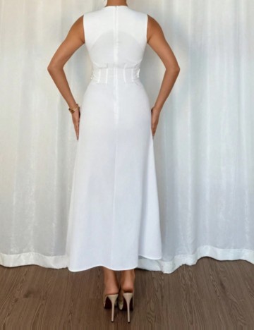 Rochie maxi Shein, alb