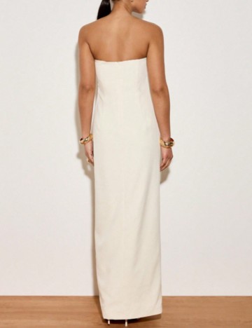 Rochie maxi Shein, crem