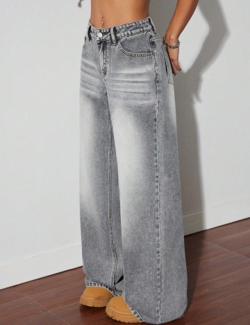 Jeans Shein, gri