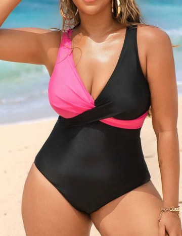 Costum de baie întreg Shein Curve+, mix culori