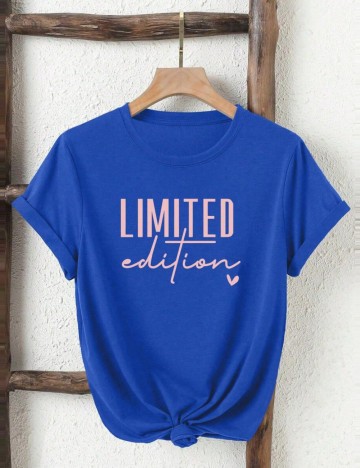 Tricou Shein Curve+, albastru