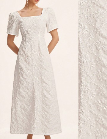 Rochie maxi Shein, alb