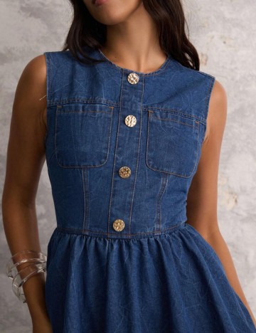 Rochie de blugi Shein, albastru