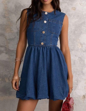 Rochie de blugi Shein, albastru