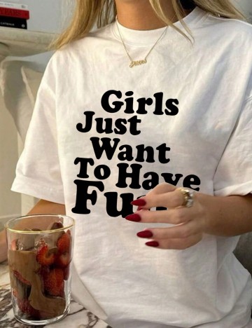 Tricou Shein Curve+, alb