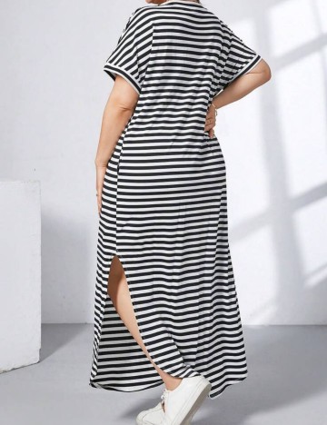 Rochie midi Shein Curve+, mix culori