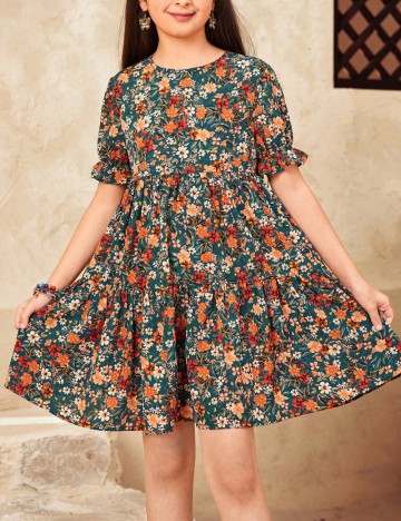 Rochie Shein, mix culori