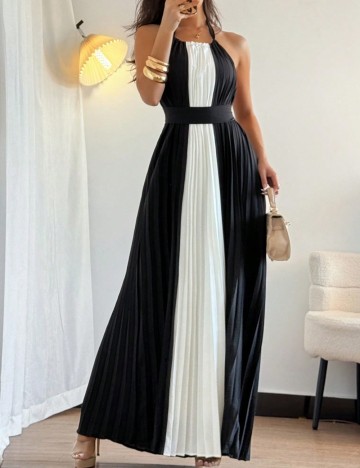 Rochie maxi Shein, mix culori