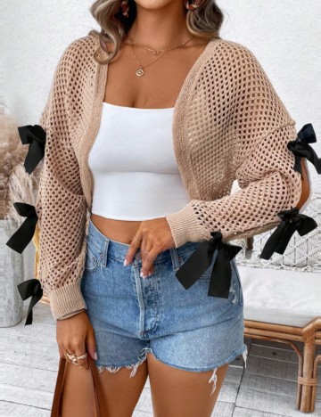 Bolerou Shein Curve+, bej