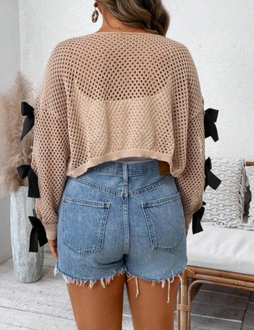 Bolerou Shein Curve+, bej