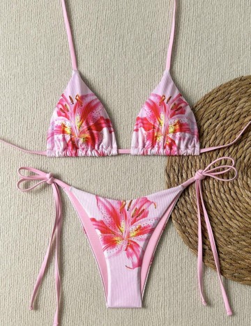 Costum de baie Shein, roz