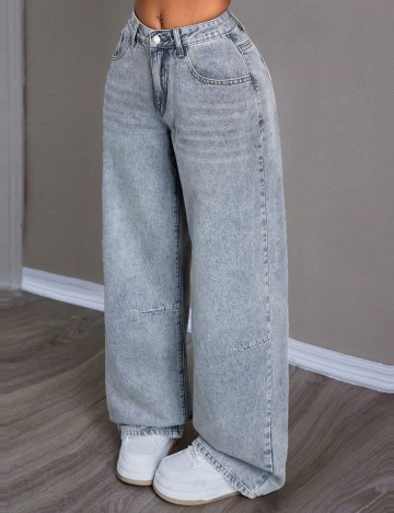 Jeans Shein, albastru