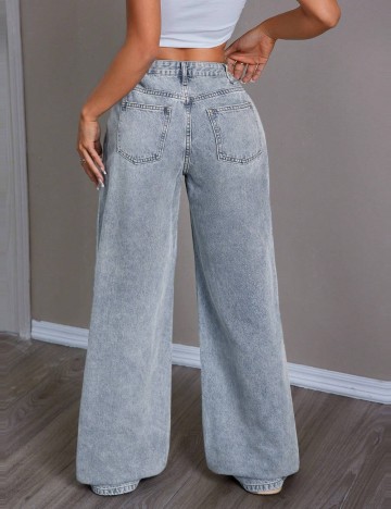 Jeans Shein, albastru