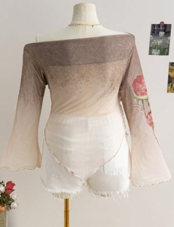 Bluză Shein Curve+, mix culori