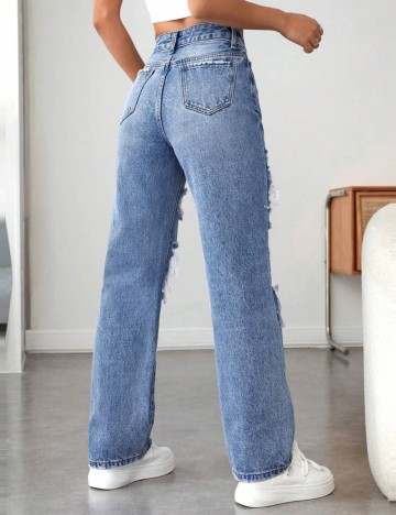 Jeans Shein, albastru
