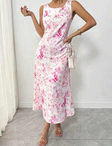 Rochie maxi Shein, mix culori