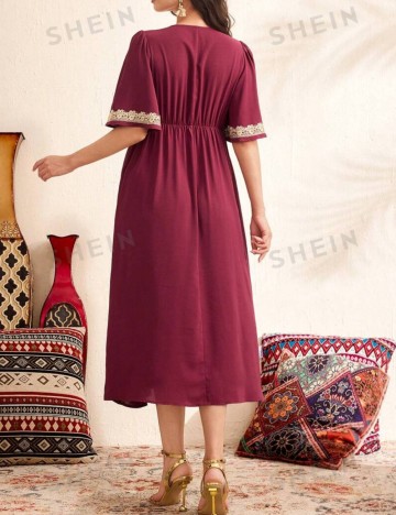 Rochie midi Shein, vișiniu