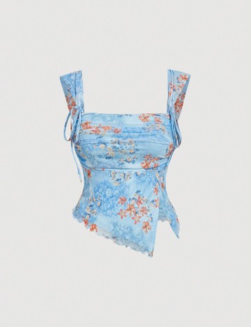 Top Shein Curve+, mix culori