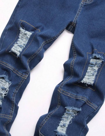 Jeans MANFINITY by Shein, albastru