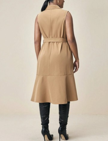 Rochie maxi Shein Curve+, maro