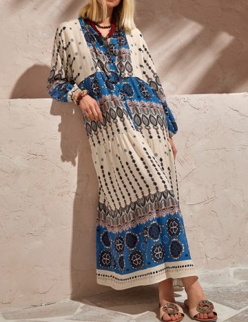 Rochie maxi Shein, mix culori