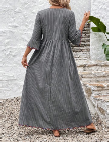 Rochie maxi Shein, mix culori