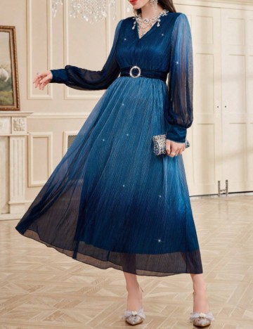 Rochie midi Shein, albastru
