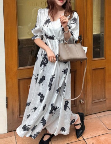 Rochie maxi DAZY by Shein, gri