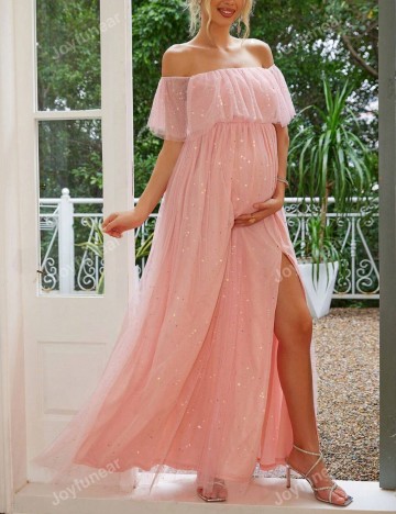 Rochie maxi Shein, roz