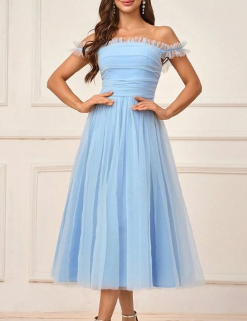 Rochie midi Shein, albastru
