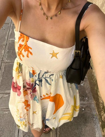 Rochie mini Shein, crem