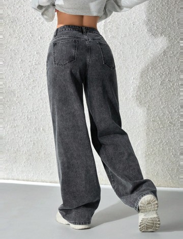Jeans Shein, negru