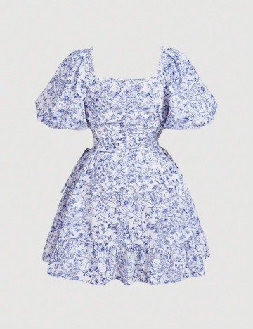 Rochie mini Shein Curve+, mix culori