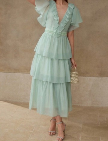 Rochie midi MOTF by Shein, verde