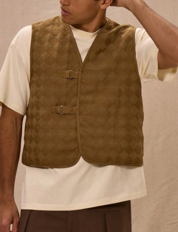 Vestă MUSERO by Shein, maro