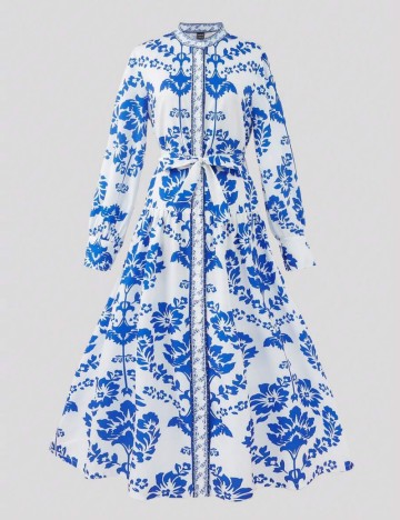 Rochie maxi Shein, mix culori