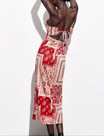 Rochie midi Shein, mix culori