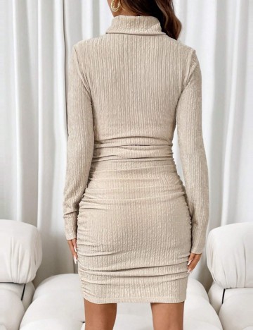 Rochie midi HAUTE by Shein, bej