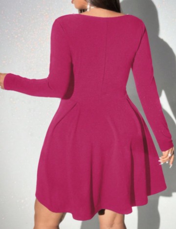 Rochie mini Shein Curve+, roz