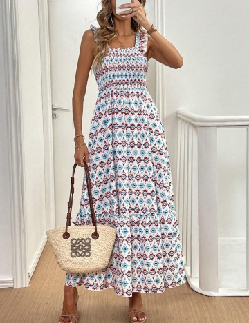 Rochie maxi Shein, mix culori