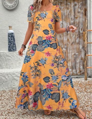 Rochie maxi Emery Rose by Shein, mix culori