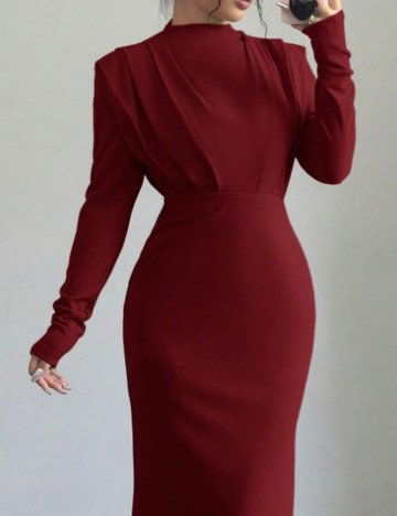 Rochie maxi Shein, vișiniu