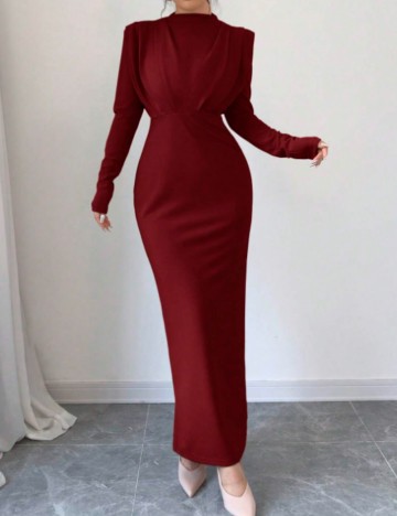 Rochie maxi Shein, vișiniu