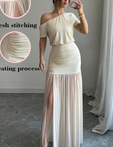 Rochie maxi Shein, bej