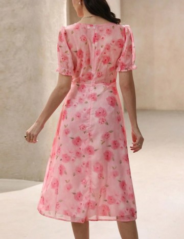 Rochie midi Shein, mix culori