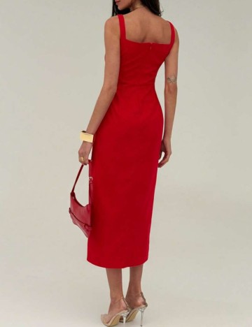 Rochie midi Shein, roșu
