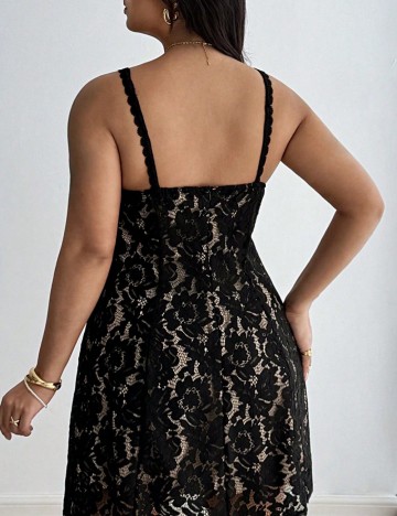 Rochie mini Shein Curve+, negru